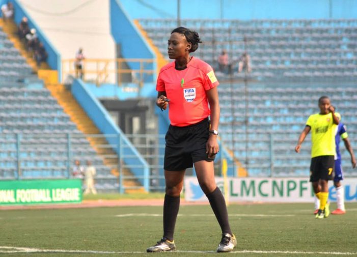 FIFA Badged Elaigwu Wins Soccer Queens NWPL December Referee of the Month