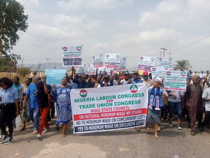 Strike: Organized Labour gives Kogi Govt 12 days ultimatum to implement minimum wage