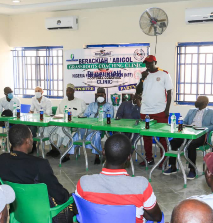 NLO Wants Total Commitment from Nigerian Coaches as Berackiah/Abigol Football Coaching Clinic Starts in Bauchi State