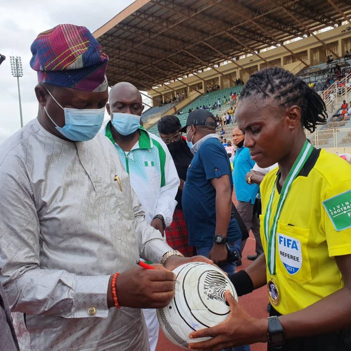 Nigeria’s Sports Minister canvasses support for women’s football