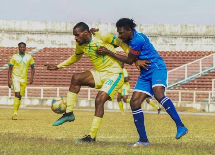 Pillars striker, Nyima talks tough ahead of feisty battle with Akwa United