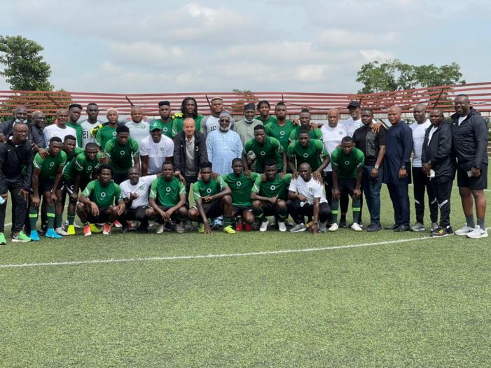 Olawoyin shines as Super Eagles conclude first training ahead of Mexico friendly