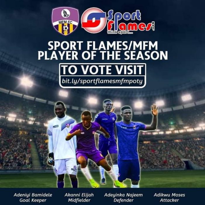 SportsFlames/MFM FC Player Of The Season Award: Organisers set to make history with inclusion of cash reward