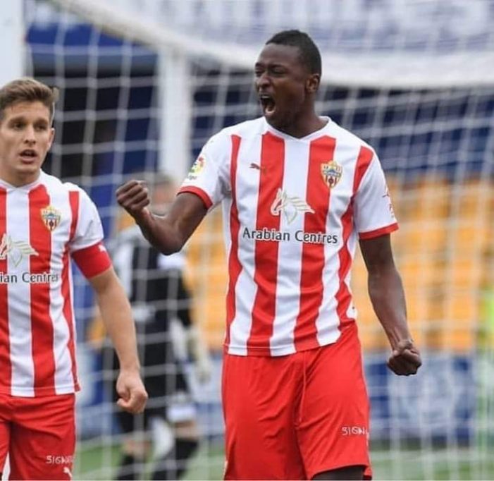 Sadiq Umar opens goal account for Almeria in first match of the season