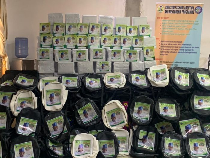 School Adoption: Foundation boosts education in Kogi with thousands of note books, school bags to ministry