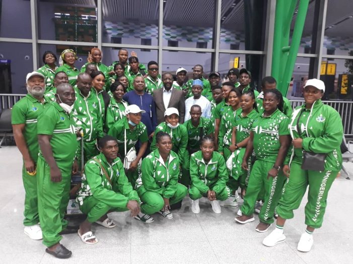 2022 Commonwealth Games: Amusan, Brume arrive in Birmingham, boost Team Nigeria spirit