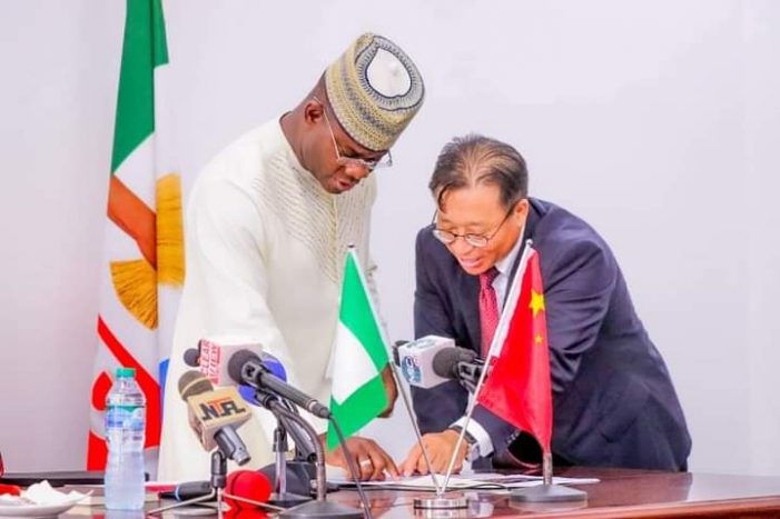 Kogi Govt signs pact with China to boost ICT, Education, Agriculture in Kogi State