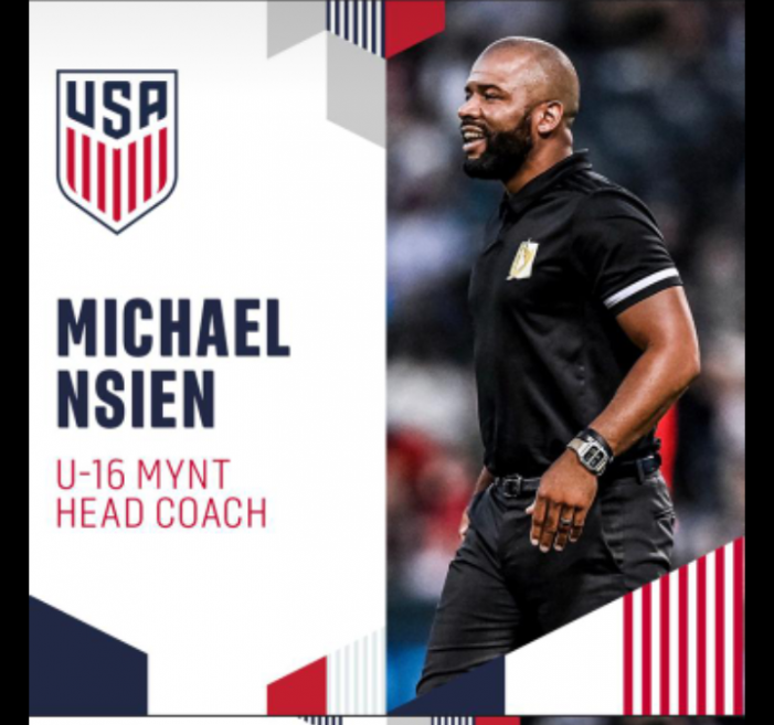 U.S based Michael Nsien appointed as Head Coach of U.S. U16 national team