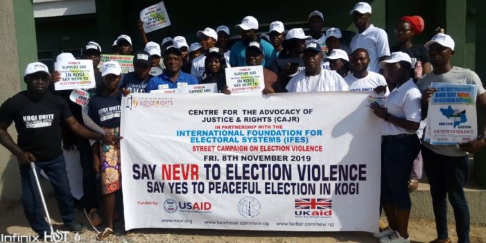 NGOs Conduct Street Campaign for Violence – Free elections in Kogi