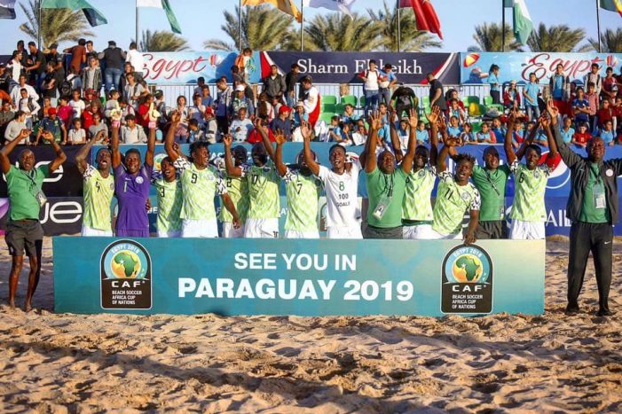 Supersand Eagles off to FIFA Beach Soccer World Cup