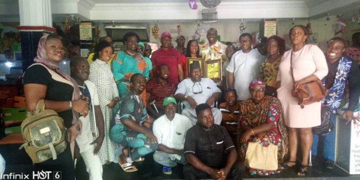 Persons Living With Disabilities bestow Award of Honour on MD, TREASURE BAKERY & CONFECTIONARY
