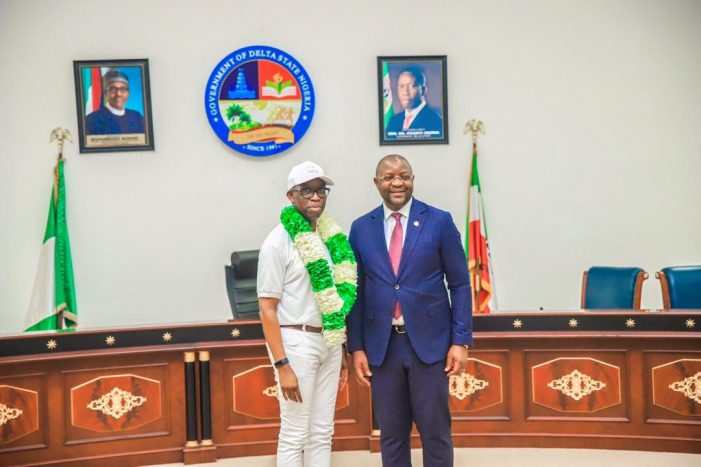 Sports Minister Decorates Governor Okowa of Delta with Award of Honour