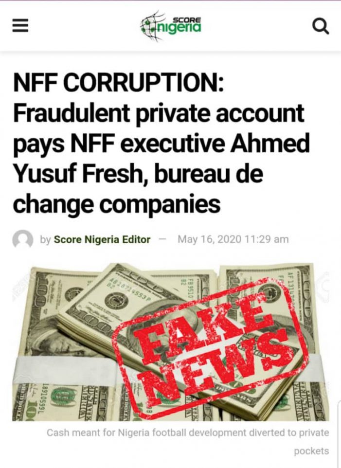 FAKE NEWS ALERT: Ahmed Fresh wants retraction from Score Nigerian over 10bn claim