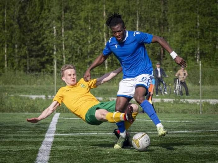 Dream debut for Nigerian midfielder in Finland with first half hat trick