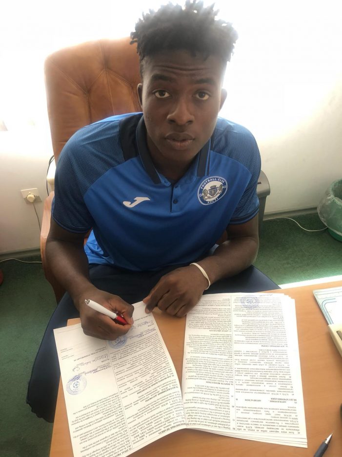 Enyeribe Kelvin Ikenna Joins FC Balti Of Moldova From Right2Win Academy