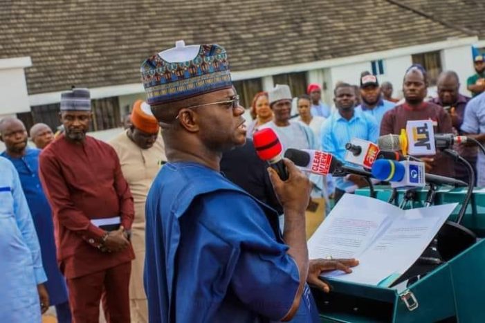 #EndSARS : See what Governor Bello tells protesters in Kogi State