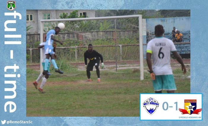 Oyedele heads Remo Stars to get past Holy Arrows