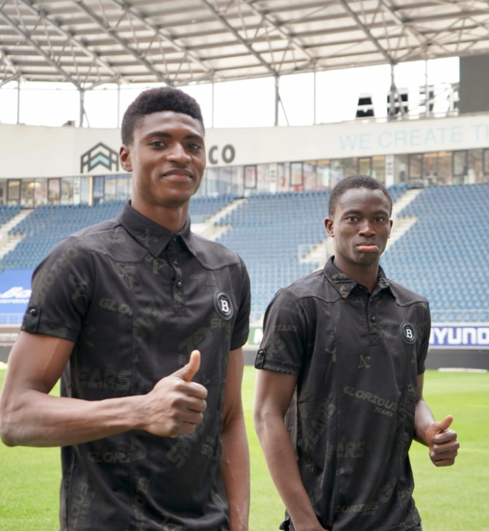 Belgian Top side, KAA Gent Snaps two Flying Eagles Stars from Water FC