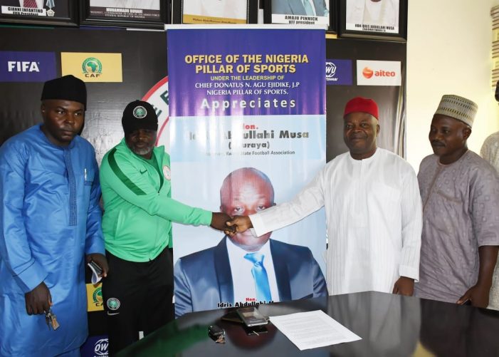 Kwara FA, Nigeria Pillar of Sport sign pact to develop grassroot football
