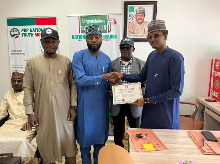 Lagos PDP New Genertion Congratulates DG, Dr. Audu Mahmood as Group Officially Adopted by National Party