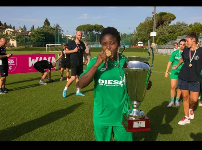 Ex NWFL Premiership topscorer Rofiat Sule wins Coppa Italia title with Vicenza