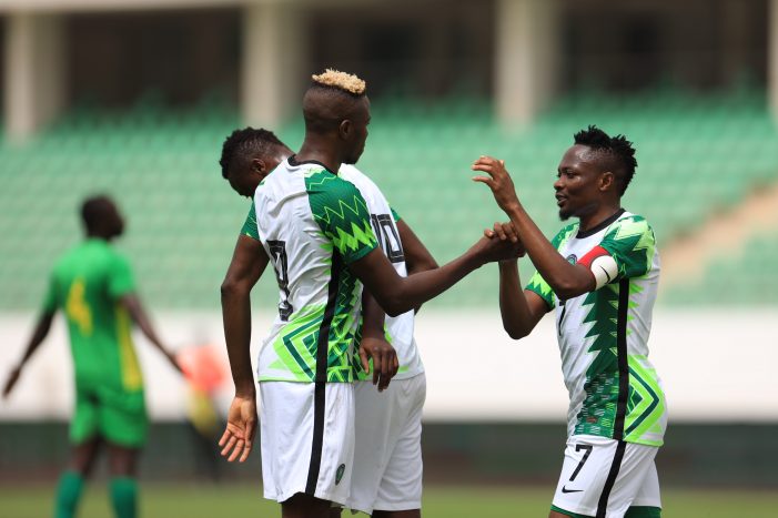 Super Eagles break 63 year record in 0-10 mauling of São Tomé