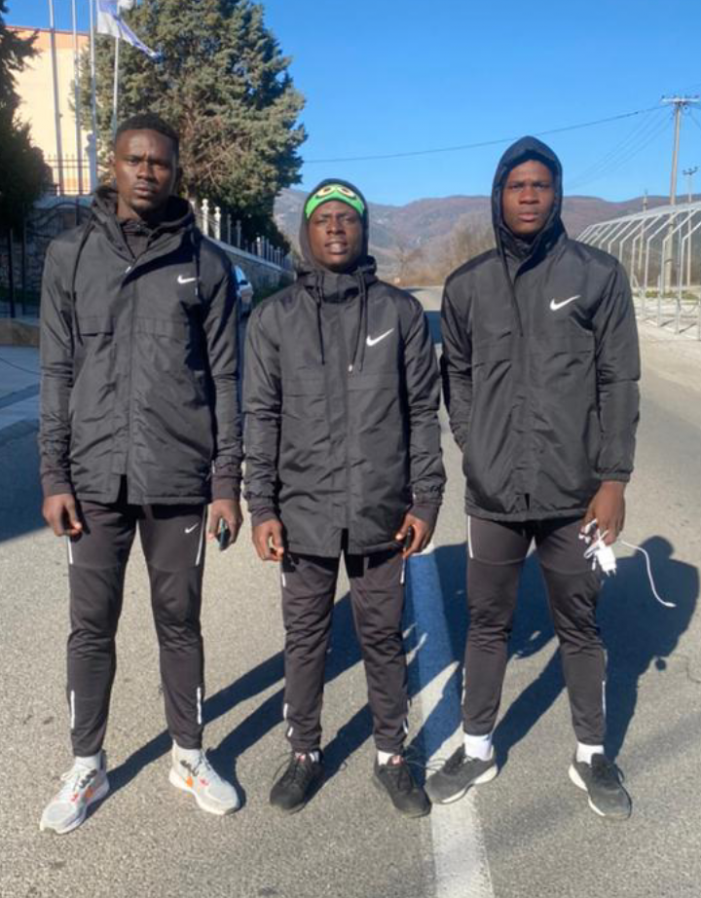 Amapro boys; Chekwube, Igwe land in North Macedonia for football camping