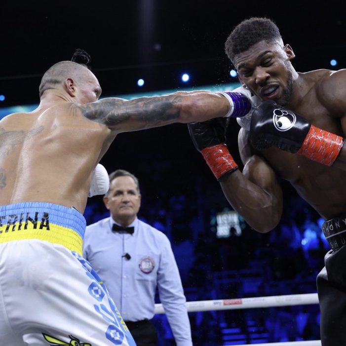 Anthony Joshua loses rematch bout to hand world titles to Usyk
