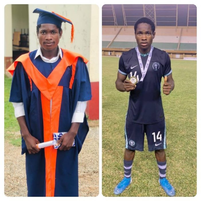 Flying Eagles ‘School Boy’ player completes senior secondary school education